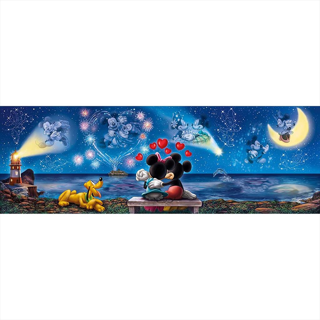 Clementoni 39449 Mickey and  Minnie - 1000 pcs Puzzle 2D Panorama