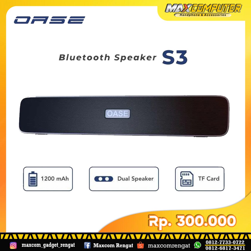 Oase Wireless / Bluetooth Speaker S3