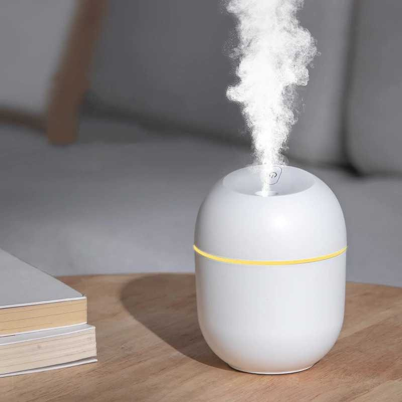 Humidifier Diffuser Mini Aromatherapy Pengharum Ruangan LED 220ml