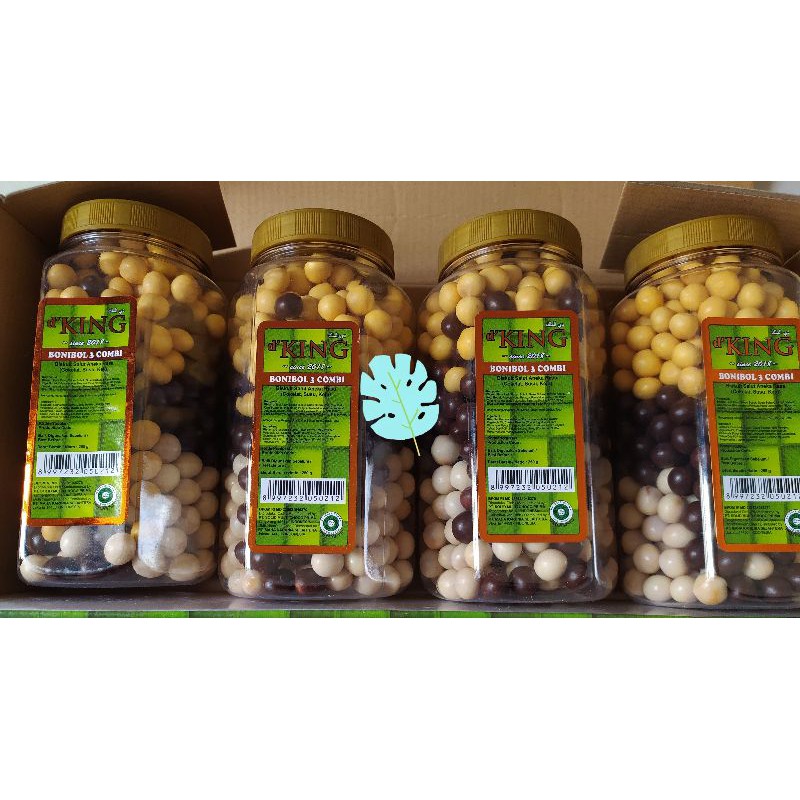 

Bonibol D'King 3 Combi Rasa (Keju, Coklat, Susu) Camilan lebaran Fresh snacks