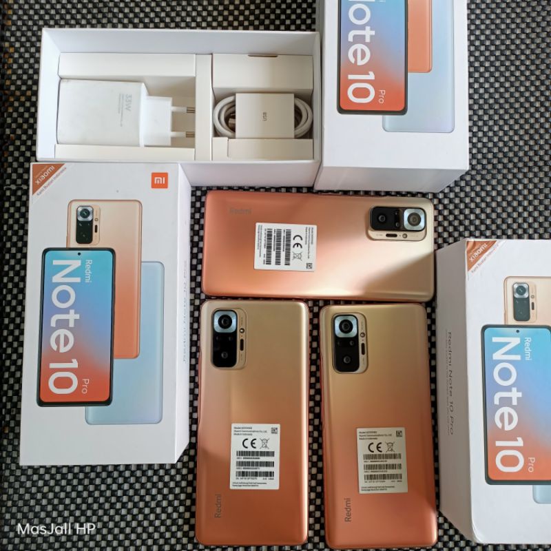 REDMI NOTE 10 PRO 6/128 SECOND FULLSET ORI