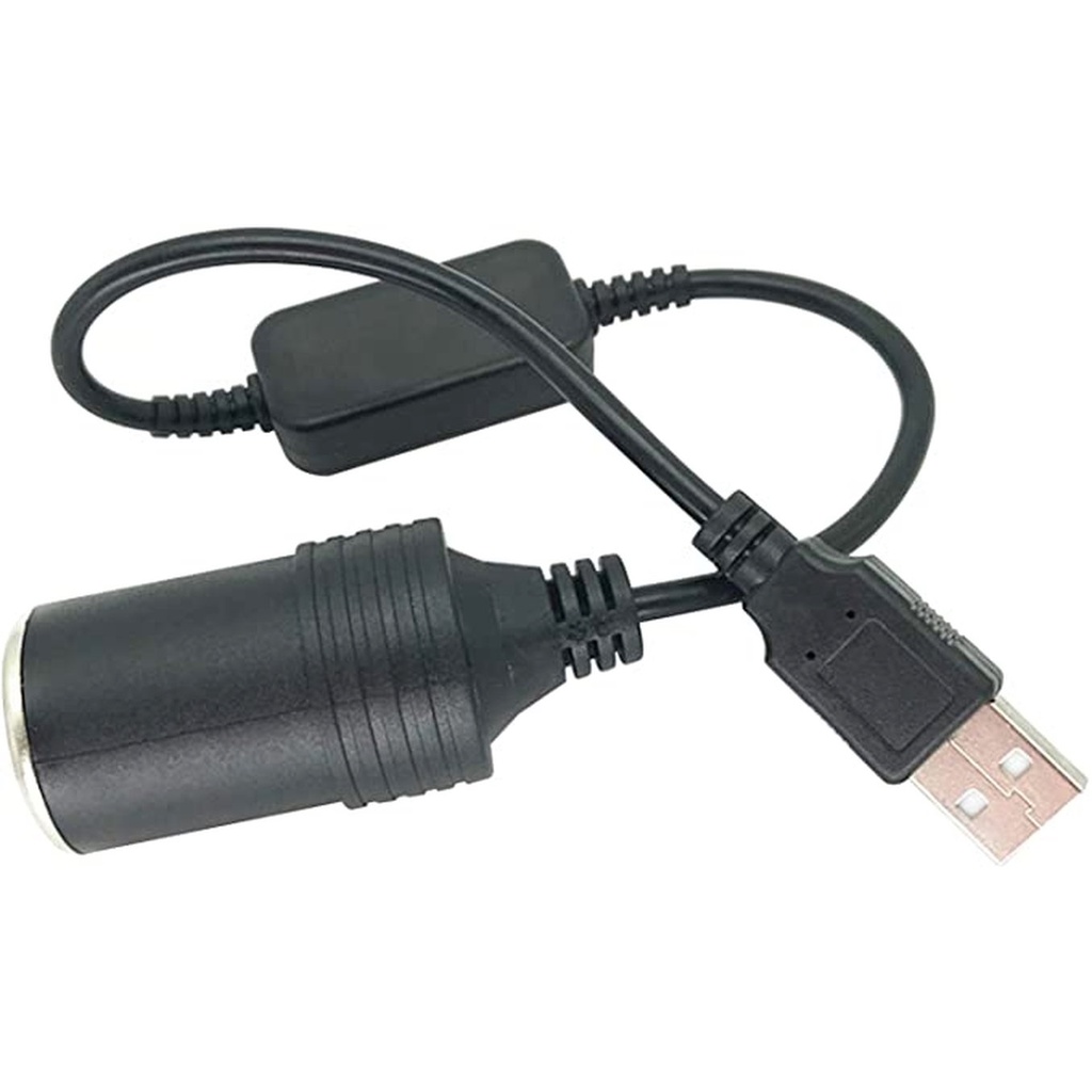 Hot Sale/Kabel Adaptor Pemantik Rokok USB 5V-12V/Socket Pemantik Rokok Mobil/Konverter Pemantik Rokok Mobil Cocok Untuk Perekam Mengemudi, Anjing Elektronik