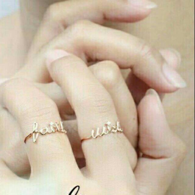 CINCIN EMAS UBS CINCIN LINEA WISH DAN FAITH KADAR 300