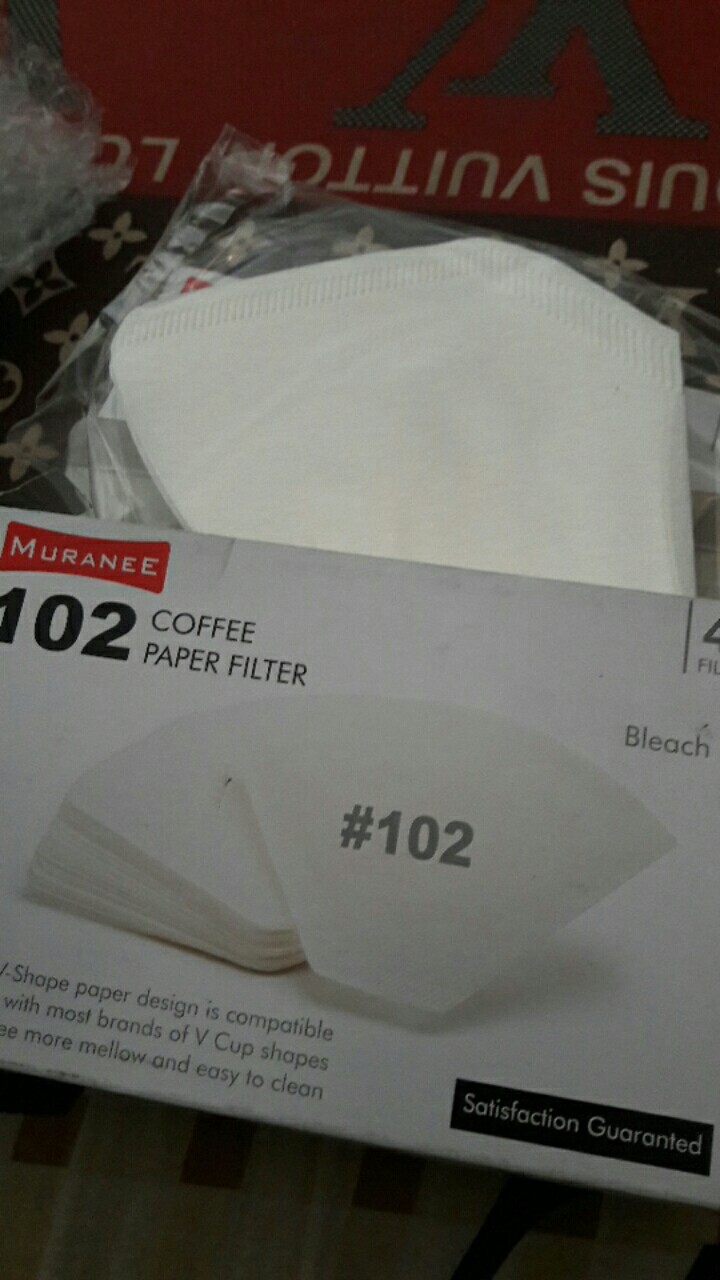 Muranee Flat Bottom Paper Filter 02 Isi 40 Pcs Kertas Saring Drip Kopi