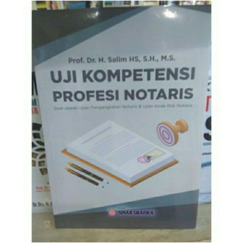 Jual UJI KOMPETENSI PROFESI NOTARIS SALIM BUKU ORIGINAL | Shopee Indonesia