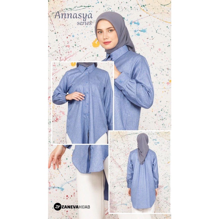 Annasya Series l Long Tunik By Zaneva