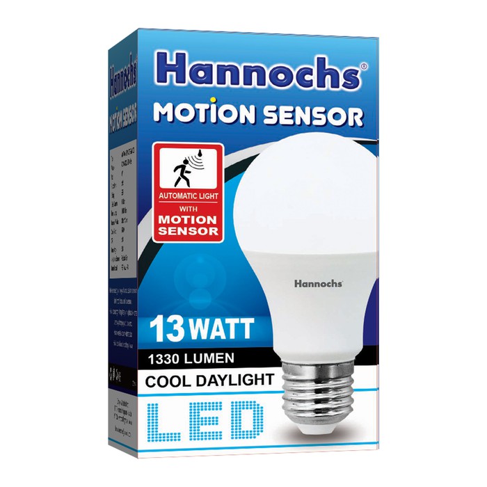 Lampu LED Sensor Gerak/ Hannochs Motion Sensor 13 Watt