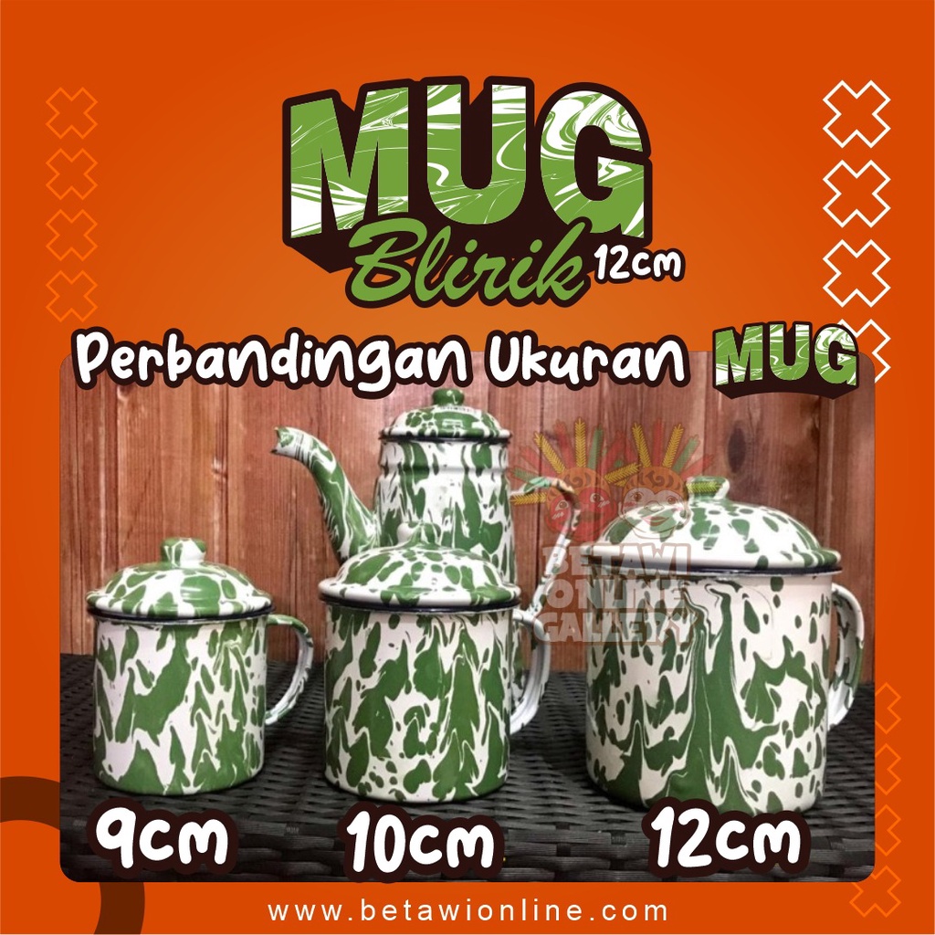 Mug Belirik 12 cm [SATUAN]