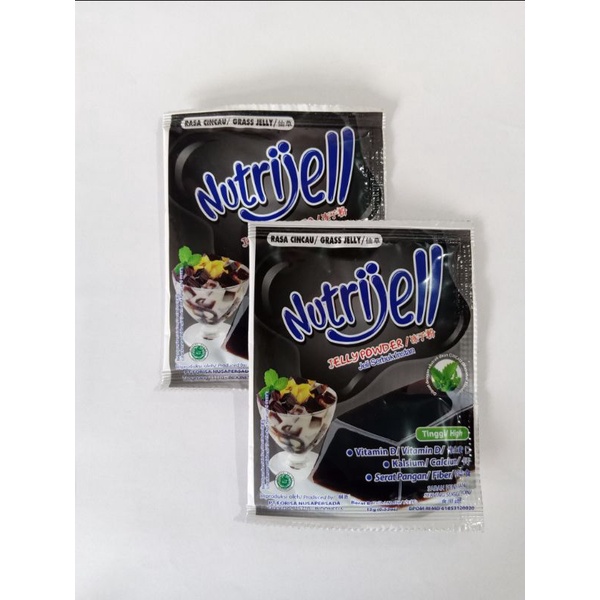 

Nutrijell nutrijel jelly powder rasa cincau sachet