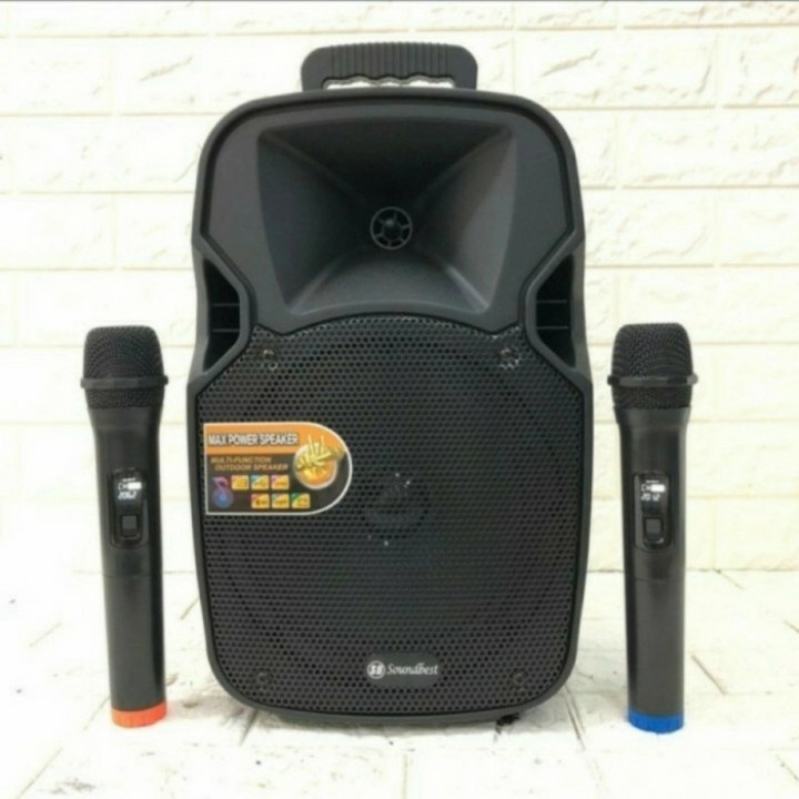 Soundbest PA meeting FT 8 FT-8 FT8 8 Inchi Plus Dual Mic Wireless