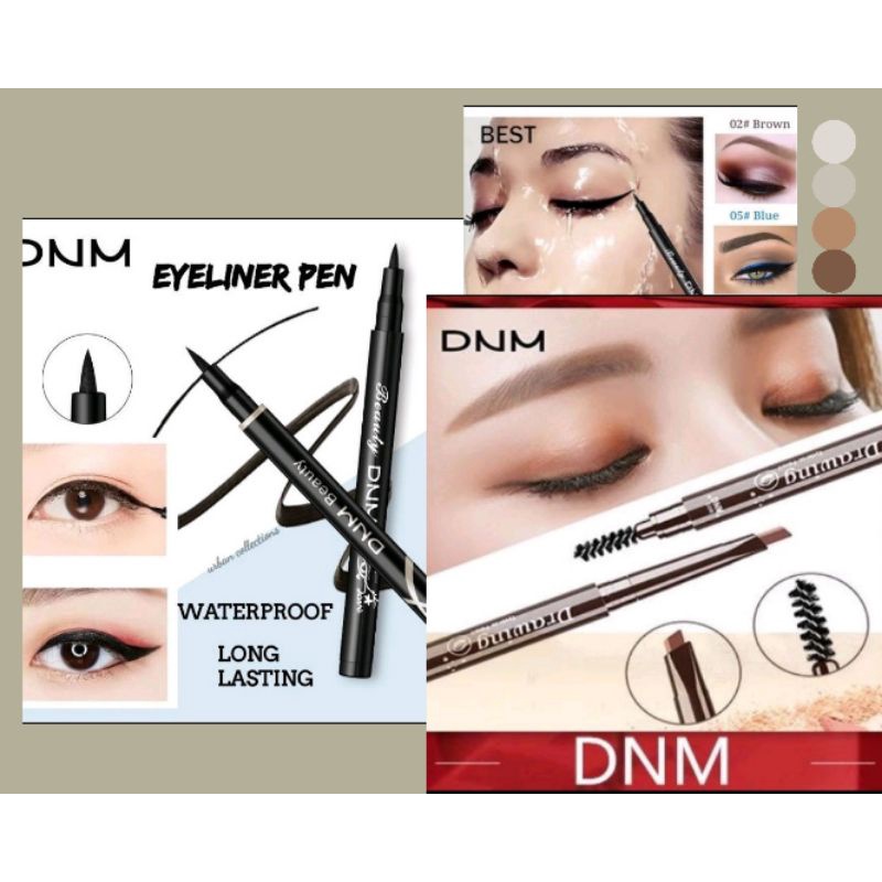 Makassar  DNM EYEBROW & EYELINER  WATERPROOF QUICK DRYING / PENSIL ALIS / PENEBAL ALIS