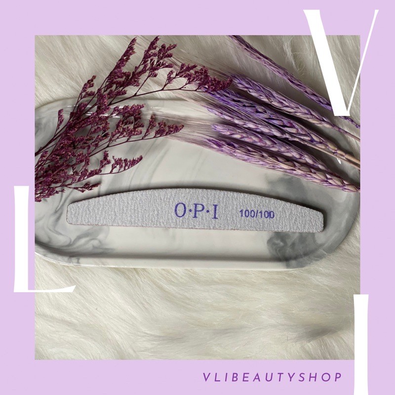 Nail File OPI 100/180 / Nail Buff Buffer / Kikir Kuku / Asah Kuku / Kikir Kasar OPI / Kikiran Kasar