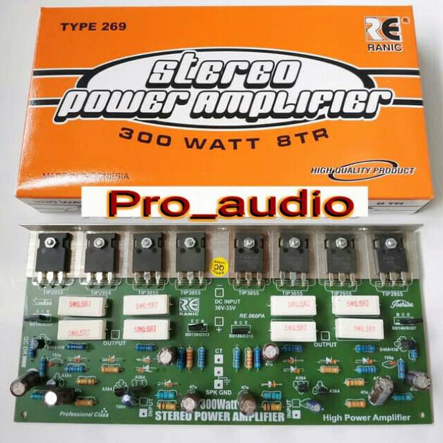 Kit Driver Power Amplifier OCL 300w