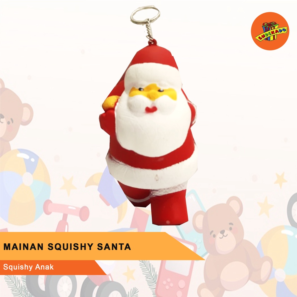 MAINAN SQUISHY SANTA - Mainan Squishy Anak