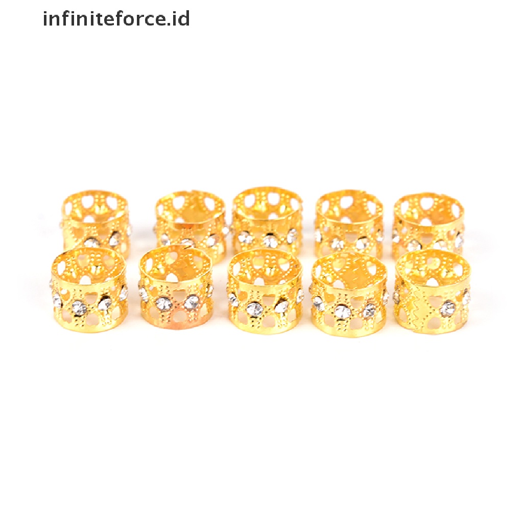 Infiniteforce.id 10pcs / Set Klip Rambut Kepang Gimbal