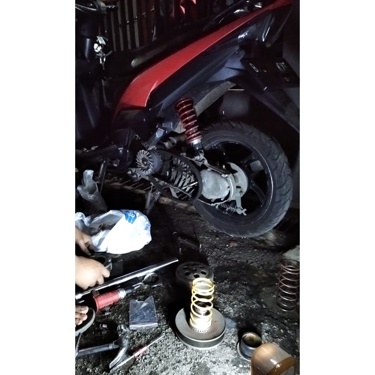 FGH Pelor Pengganjal Per CVT Bearing Seater Yamaha Mio Karbu Soul Karbu AST