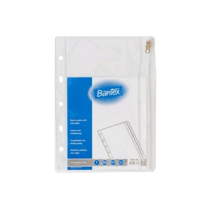 

Bantex Zipper Pocket A5 2070 08 Bahan Tebal + Anti Air/Map Data