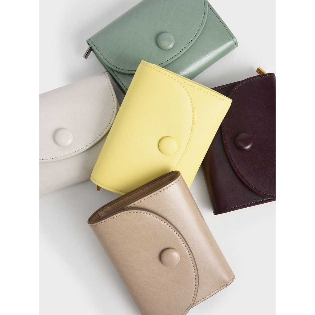 [7.7 Boombastis Sale⚡] - DOMPET WANITA CK878 CK MINI WILLOW FRONT FLAP WALLET PREMIUM IMPORT