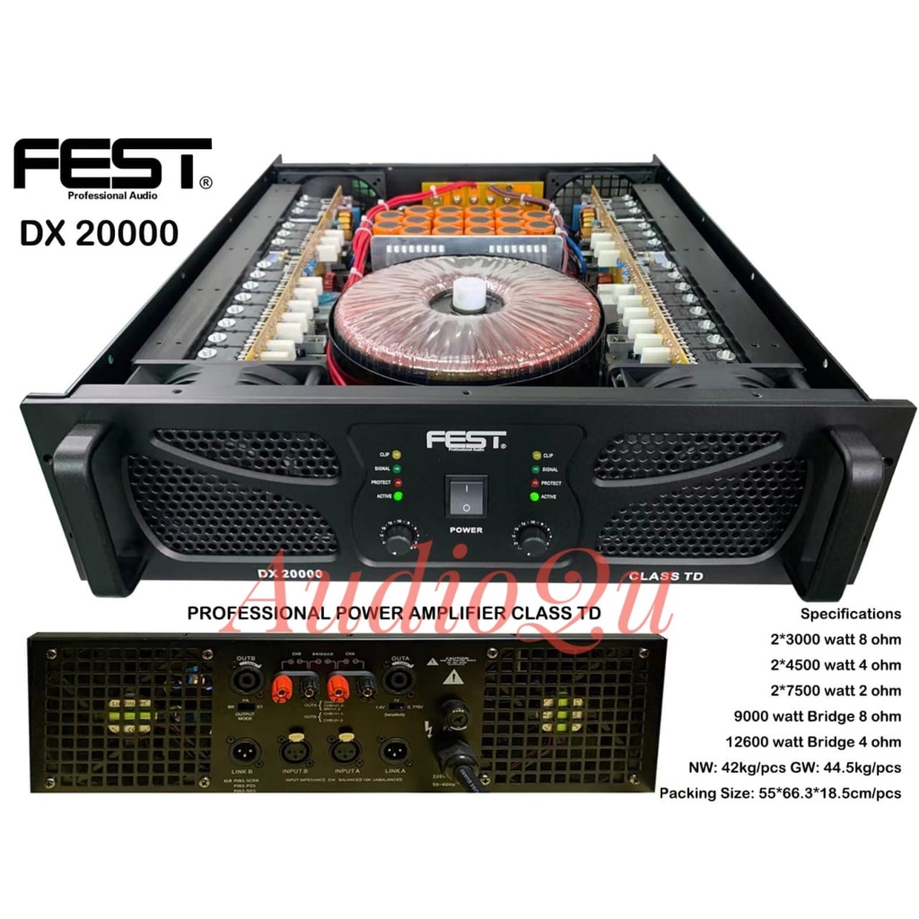 POWER AMPLIFIER FEST DX20000 FEST DX 20000 CLASS TD ORIGINAL