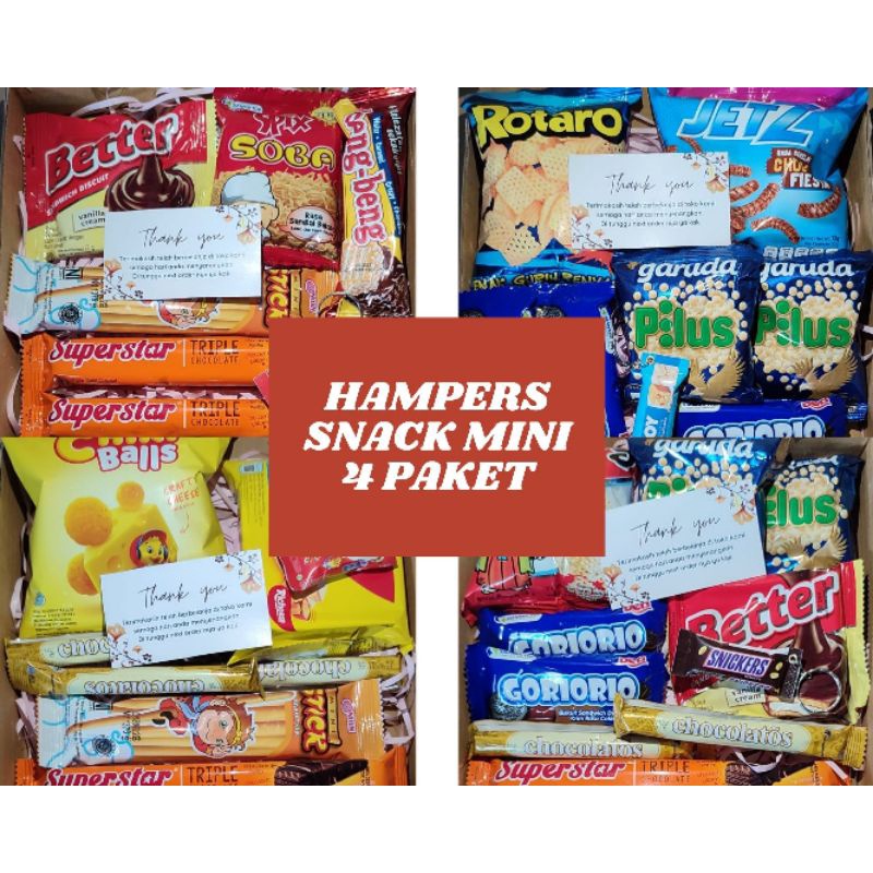 

Hampers Snack Mini, Hampers Snack box