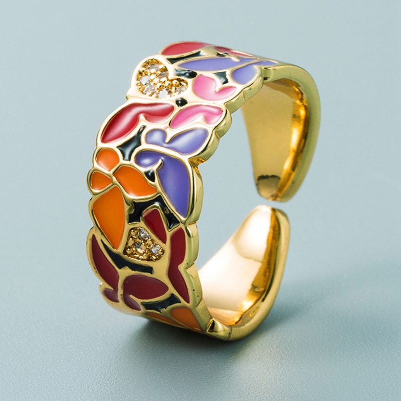 Cincin Wanita Lapis Silver 925 Bentuk Bulu Hias Zircon Handmade Untuk Pesta