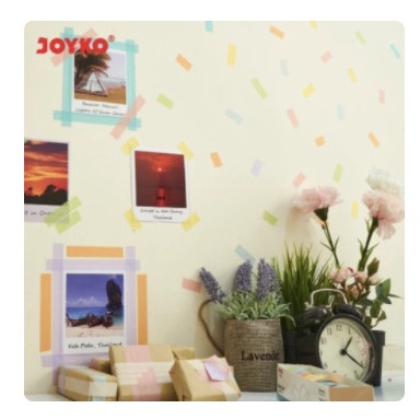 

Bagus Washi Tape Pita Perekat Selotip Kertas Warna Joyko Wt-100 15 Mm X 3 M Gilaa!!!