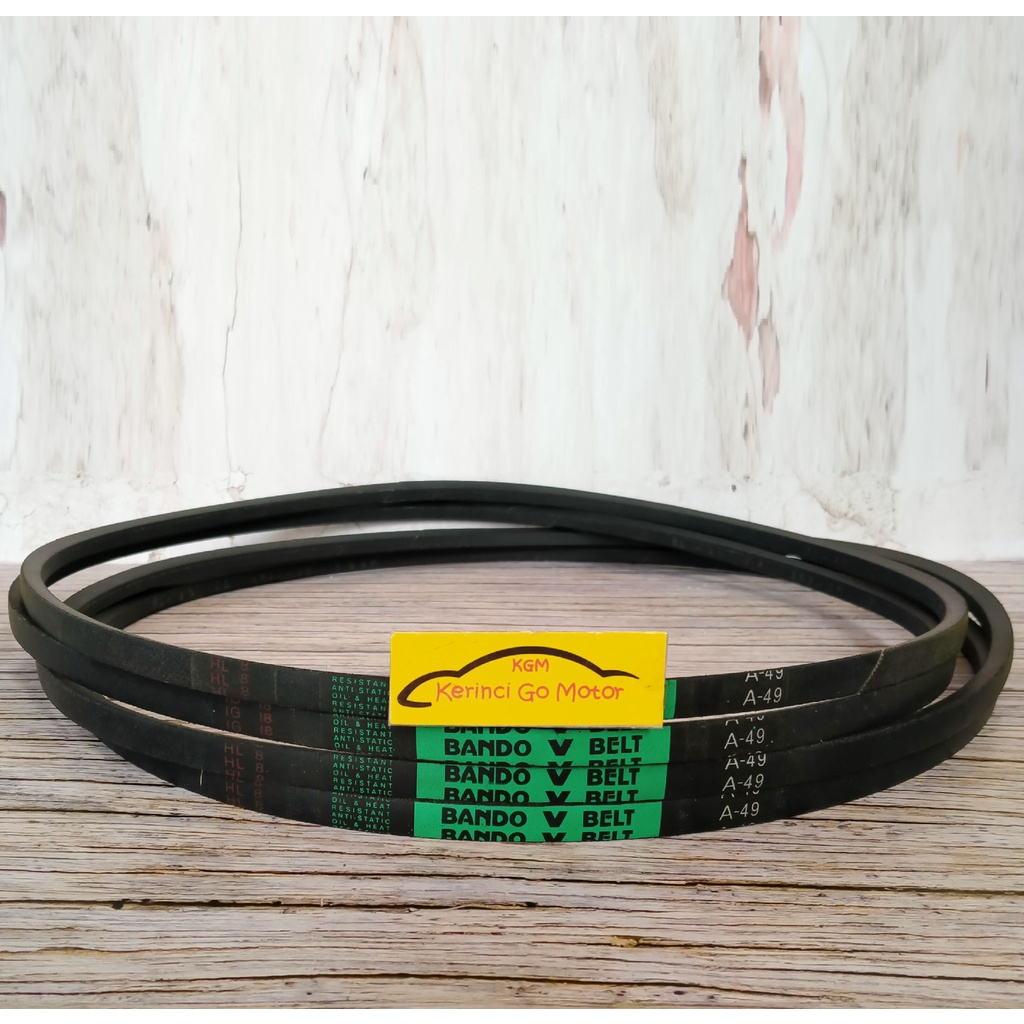 BANDO VAN BELT A-49 V BELT TALI KIPAS A49 FAN BELT VANBELT POLOS A-49