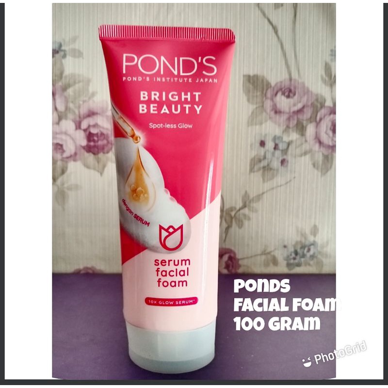 ponds facial foam white beauty 100 gram