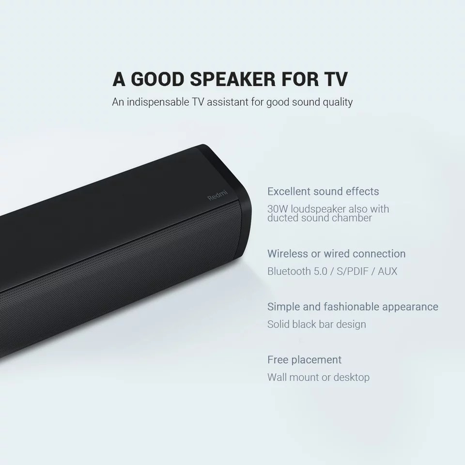 Mi Redmi TV Soundbar Wired and Wireless Audio Speaker