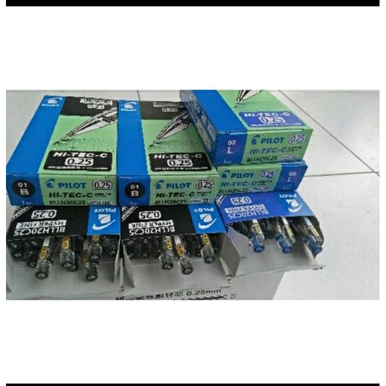 

bolpoin hitec.C 0.25 lusinan ( 12 biji )