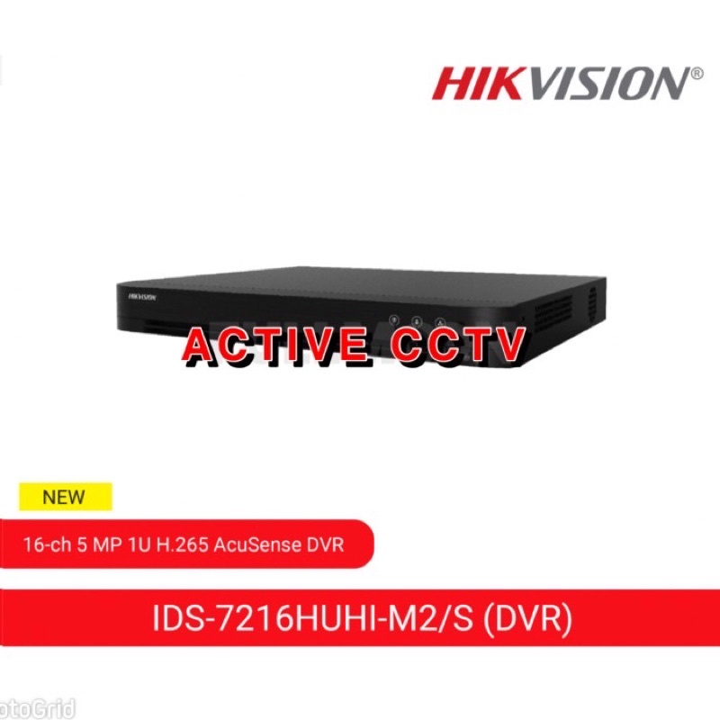 DVR HIKVISION 16CH 8MP DS 7216HUHI K2 S SUPORT AUDIO CCTV CAMERA