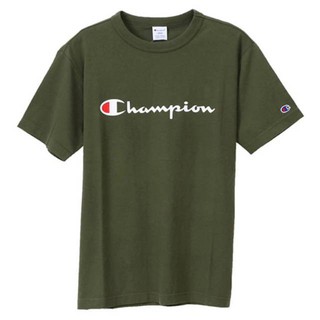  Kaos  Champion  Script Tee T Shirt full label full tag 