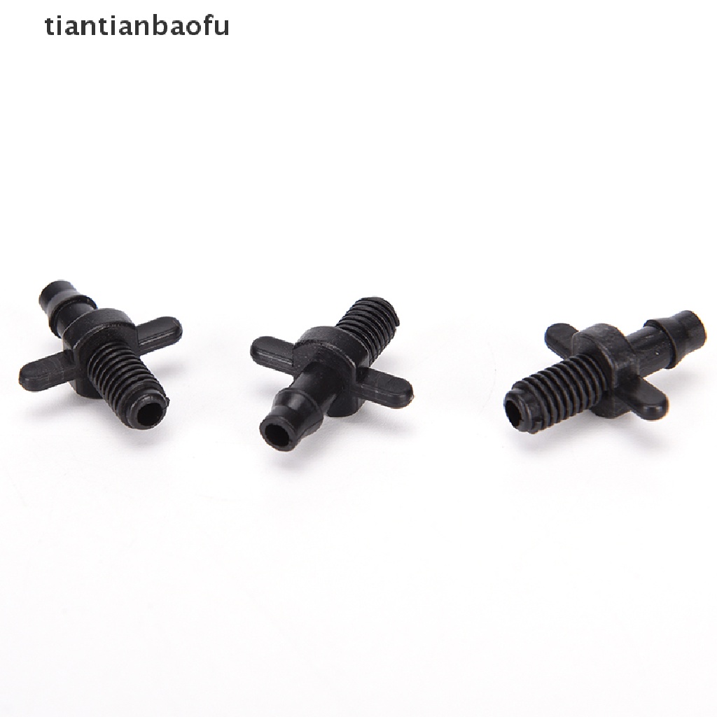 [tiantianbaofu] 50pcs4 / 7mm Splitter Adapter Connector Barb And Garden Irrigation Hoses Fittings 6mm Boutique