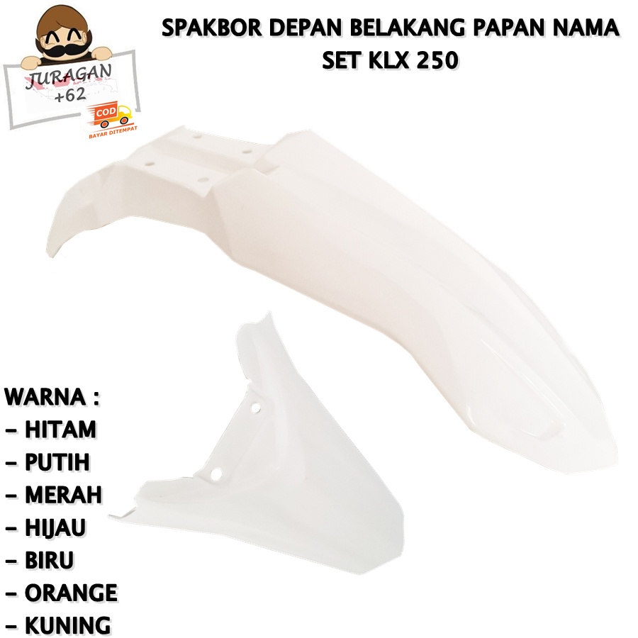 SPAKBOR SET DEPAN BELAKANG KLX NEW 250 150 DTRACKER D TRACKER MOTOR TRAIL CROSS KAWASAKI