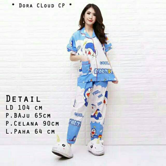 PAJAMAS CP DORAEMON AWAN