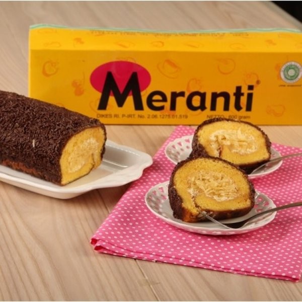 

Bolu Meranti Medan - Bolu Gulung Meranti Keju Toping Coklat Khas Medan