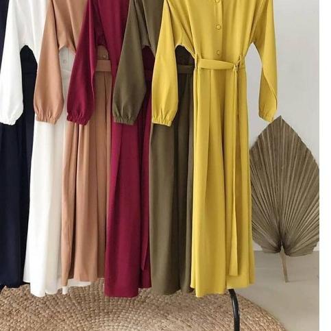 Gamis remaja Pesta Mewah Kekinian Premium Jumbo Syari Wanita Terbaru 2021 Polos Hitam Putih Modern