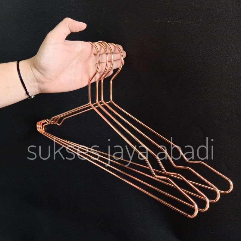 Hanger Gold / Hanger Rosegold / Hanger Baju / Hanger Baju Unik / Hanger Butik