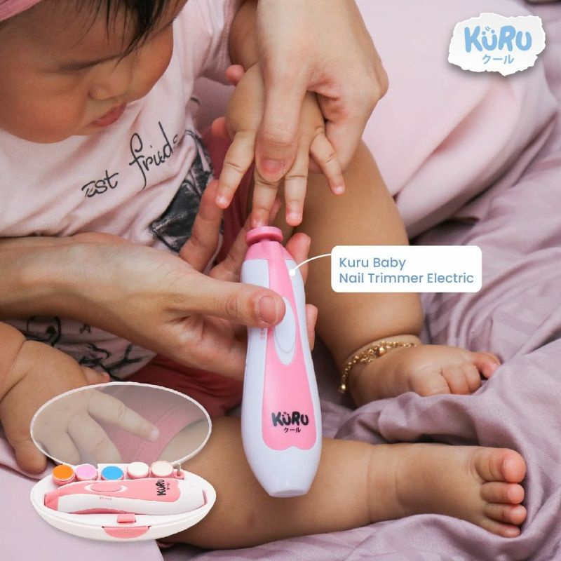 KURU Baby Nail Electric | Alat Kikir Gunting Kuku Bayi Elektrik Kuru