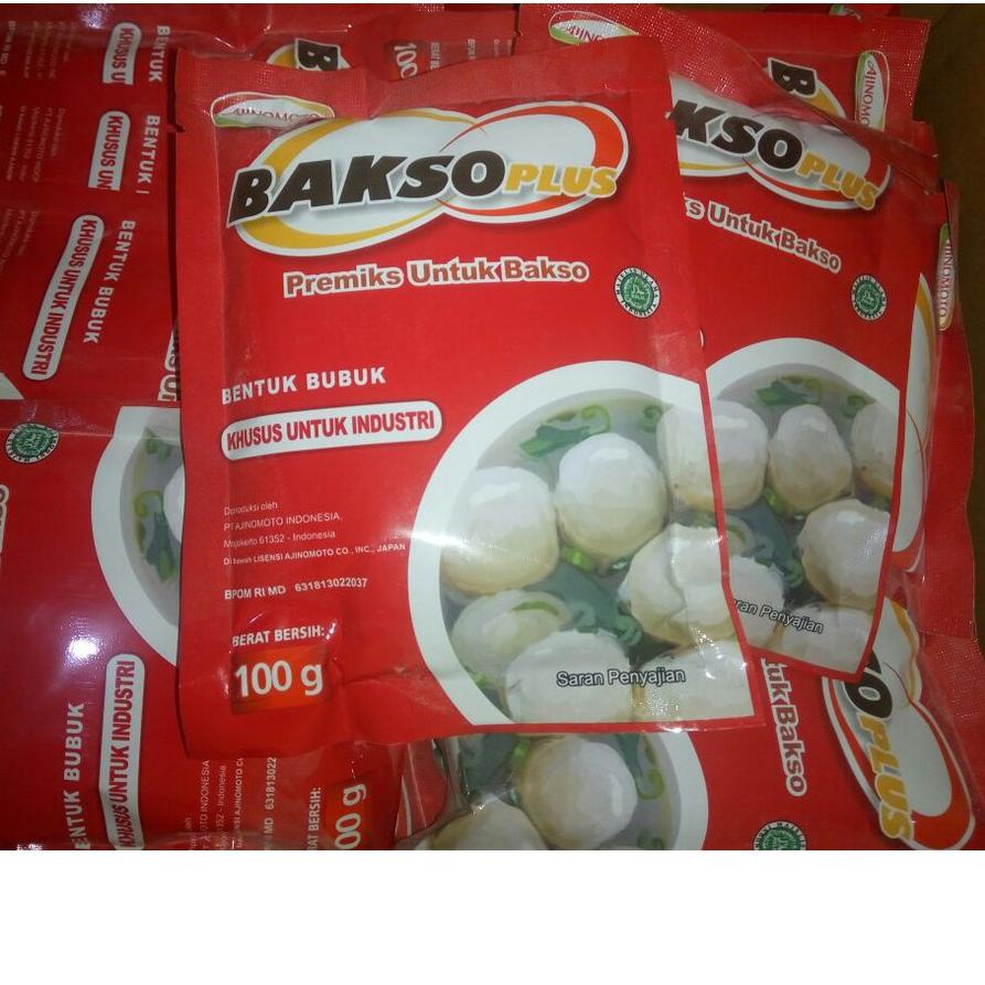 

Ready Stok Tepung Premiks Bakso / Baksoplus Ajinomoto 100 gram / Bakso plus Ajinomoto 100 gram