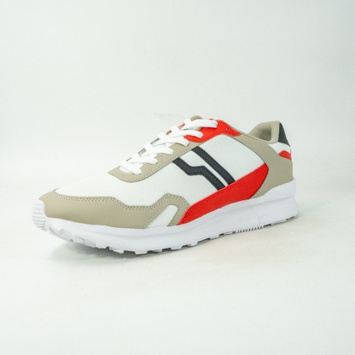 Sepatu Casual Piero Original City Race Grey Red P20822 BNIB