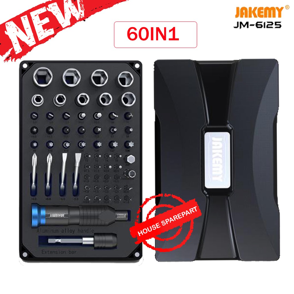 Jakemy JM-6125 Tool kit Obeng Set Handphone P2 Kunci Pro Air Torx