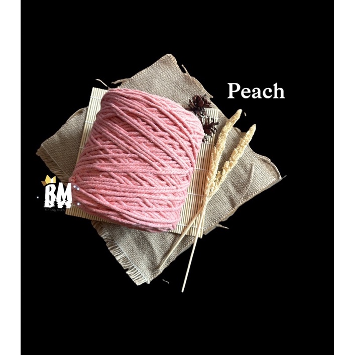 Tali katun warna PEACH 1kg