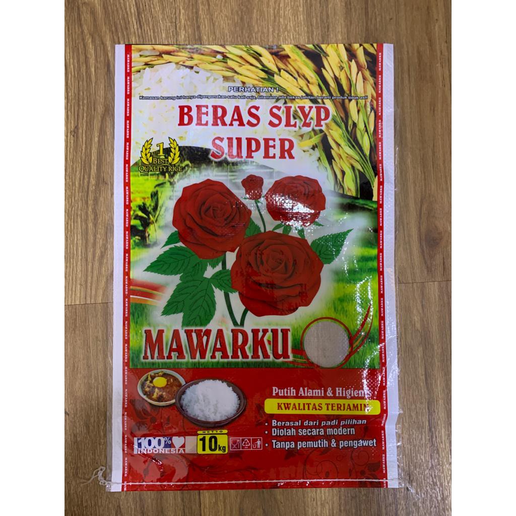 Karung Beras Laminasi Merek MAWARKU 10Kg