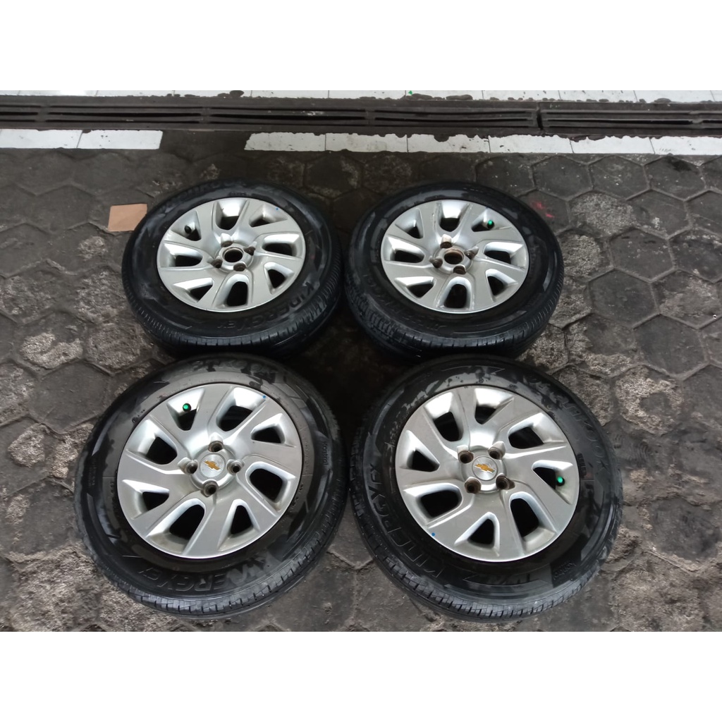 Oem Mobil SPIN Bekas Ring 15X6 Plus 4X100 ET39 plus BAN HANKOOK 195 65 R15