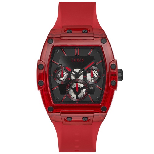 Jam Tangan Pria Guess Watch Red PHOENIX - GW0203G5