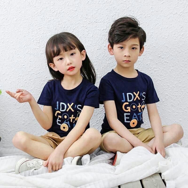 baju anak motif navy JDX's kaos anak perempuan laki laki kaos anak unisex