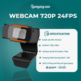 Webcam HD 720p 1080p Autofocus Camera PC Desktop Portable Laptop Build in Microphone Komputer