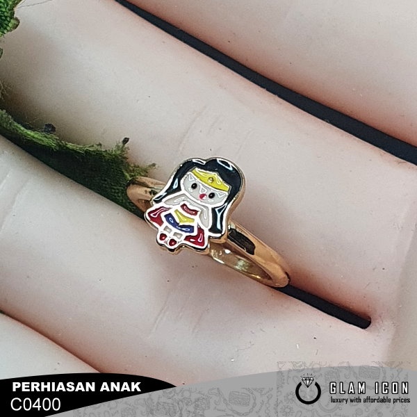 Cincin anak karakter Little Wonwoman CAG C0400