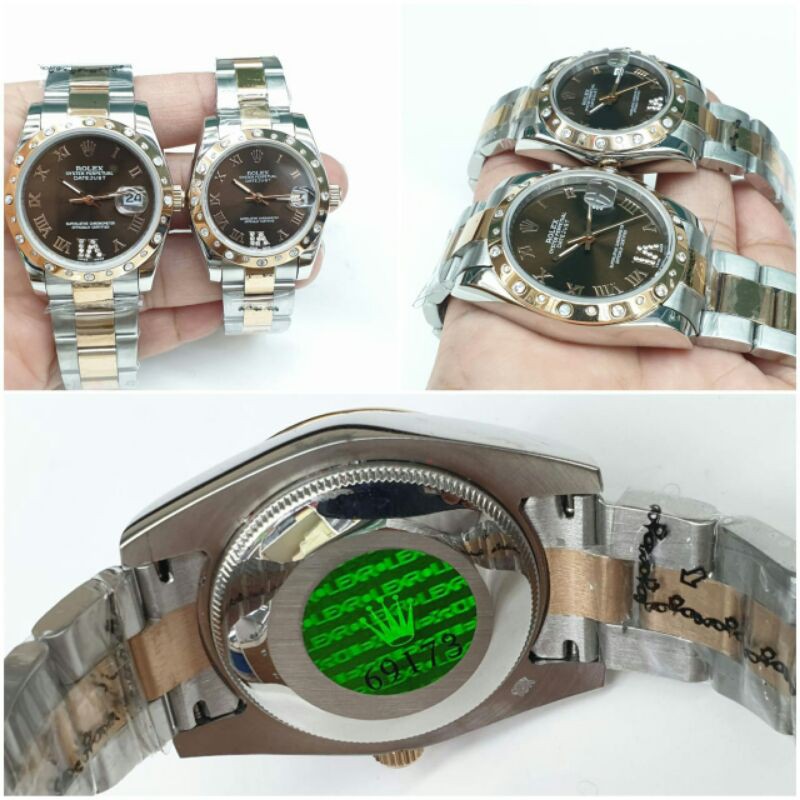 JAM TANGAN COUPLE ROLEX DATEJUST AUTOMATIC JAPAN GRADE AAA+